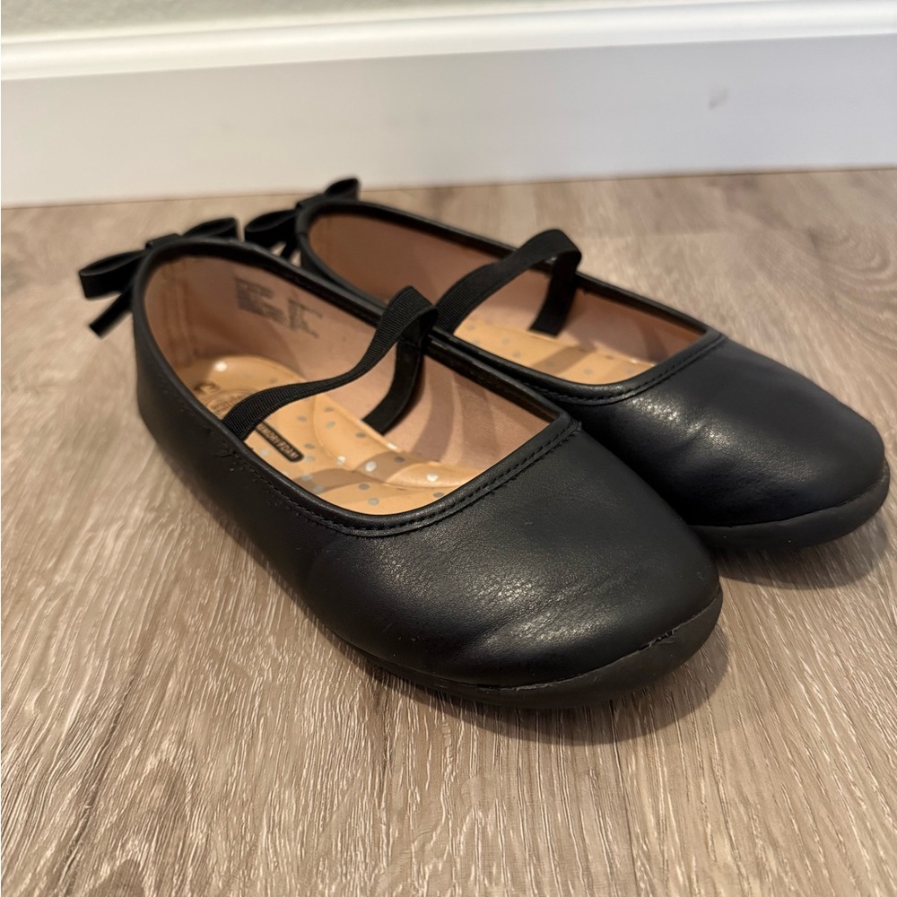 Black Kids Ballet Flats